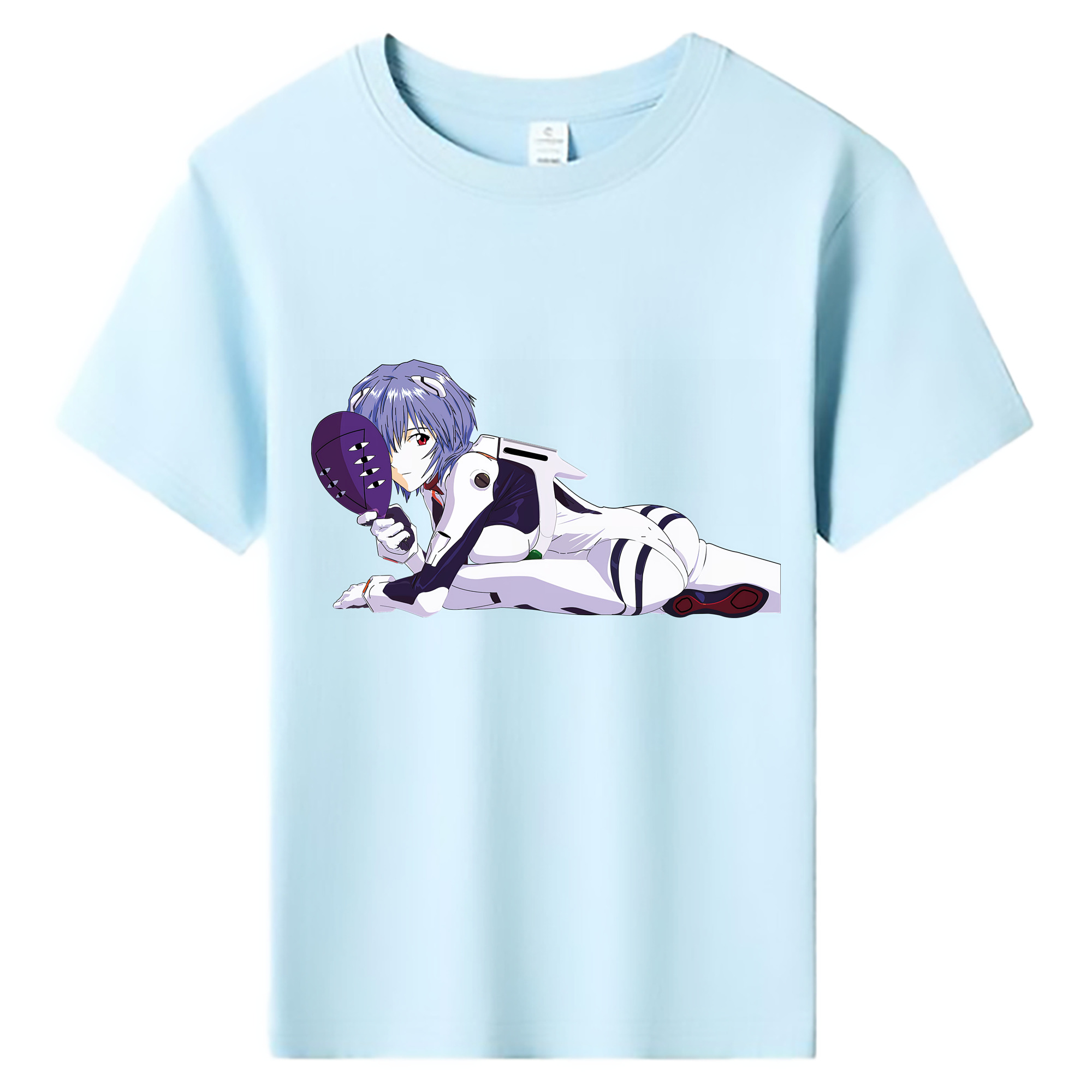（画像用） EVA 新世紀エヴァンゲリオン 綿100％キッズTシャツ（フロントプリント）